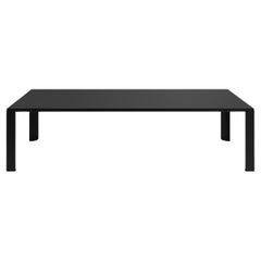 Grande table noire rectangulaire de Maurizio Peregalli