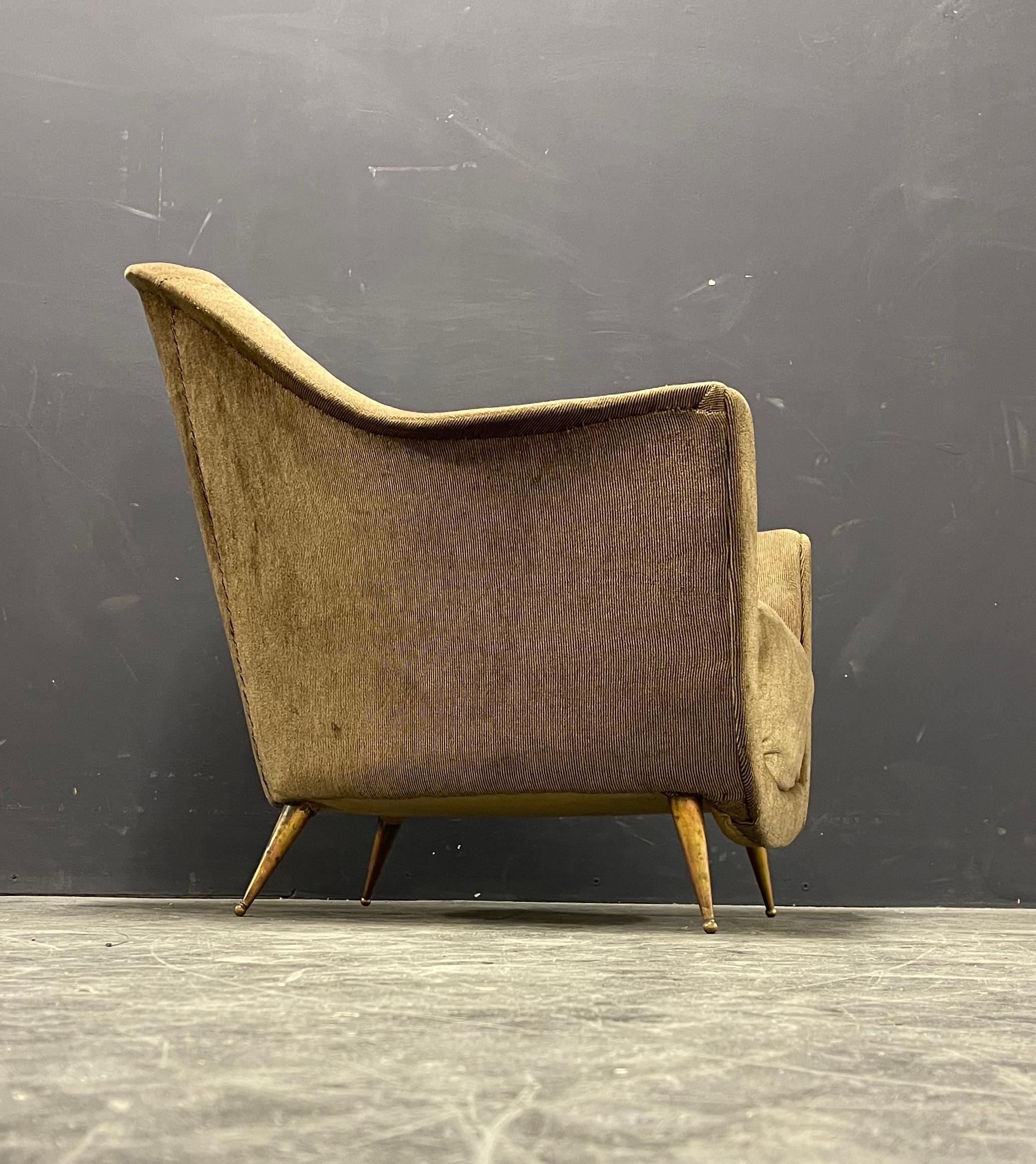 Big Italien Lounge Chair Attributed to Ico Parisi 3