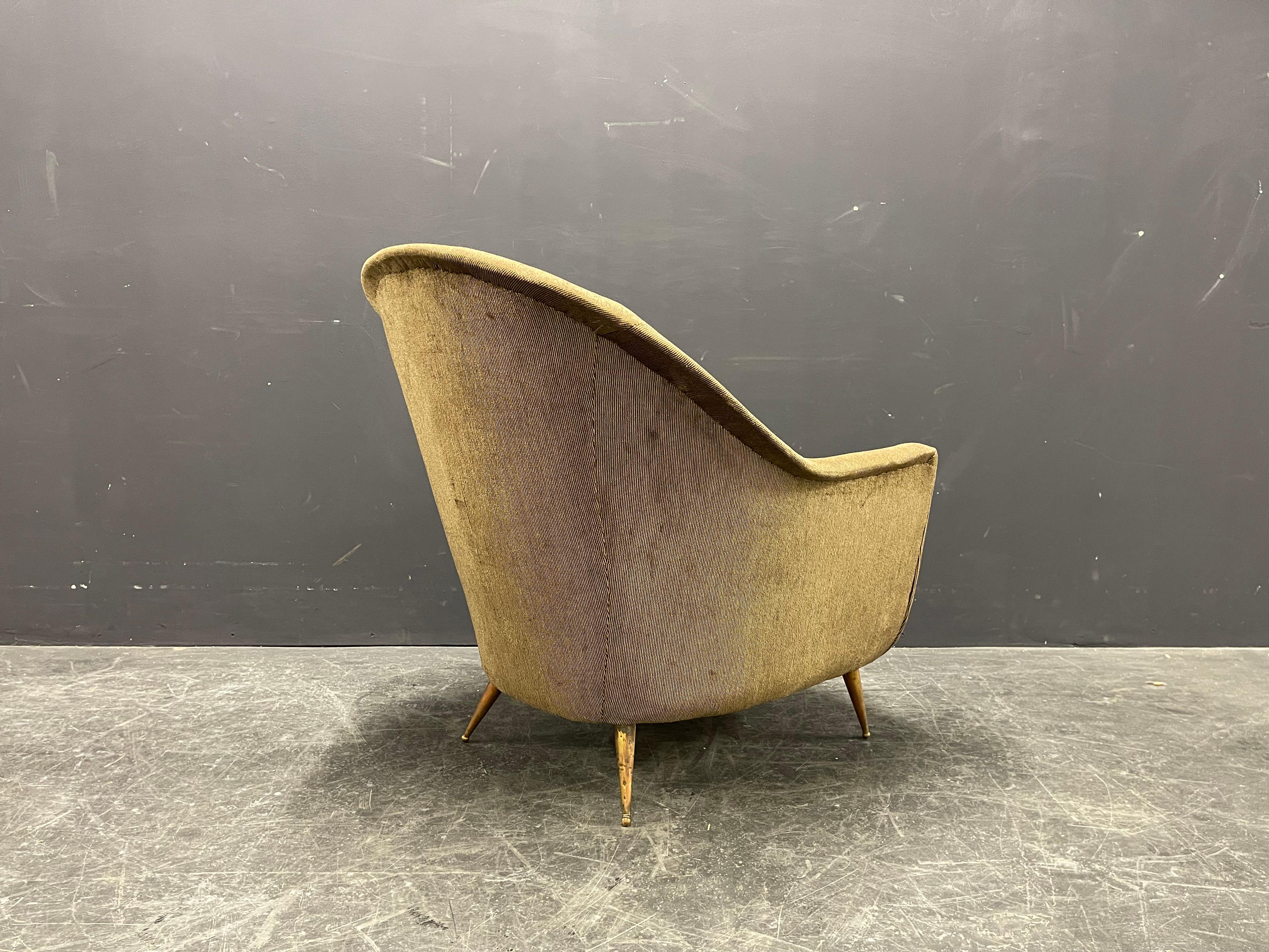 Big Italien Lounge Chair Attributed to Ico Parisi 6