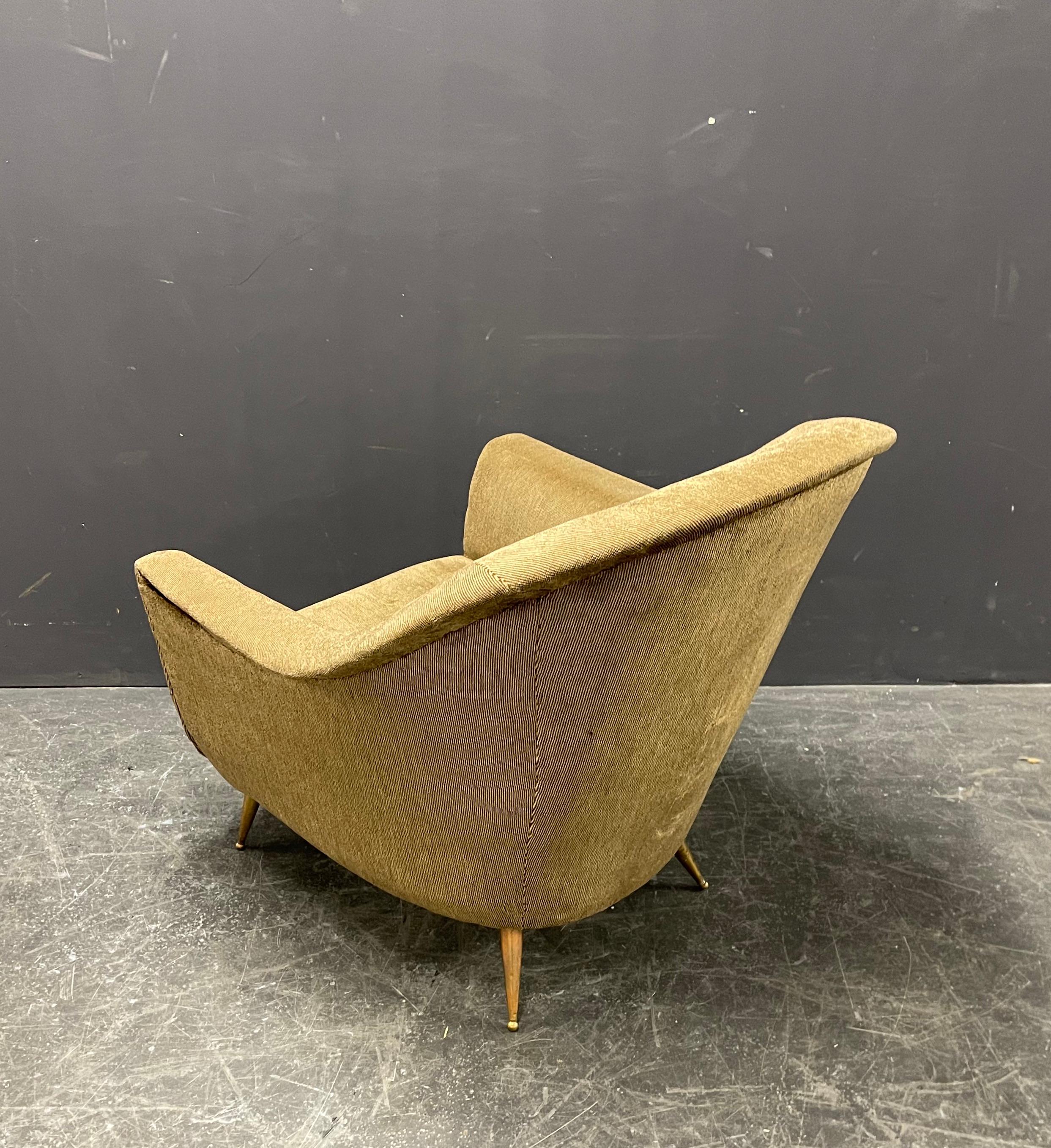 Big Italien Lounge Chair Attributed to Ico Parisi 7