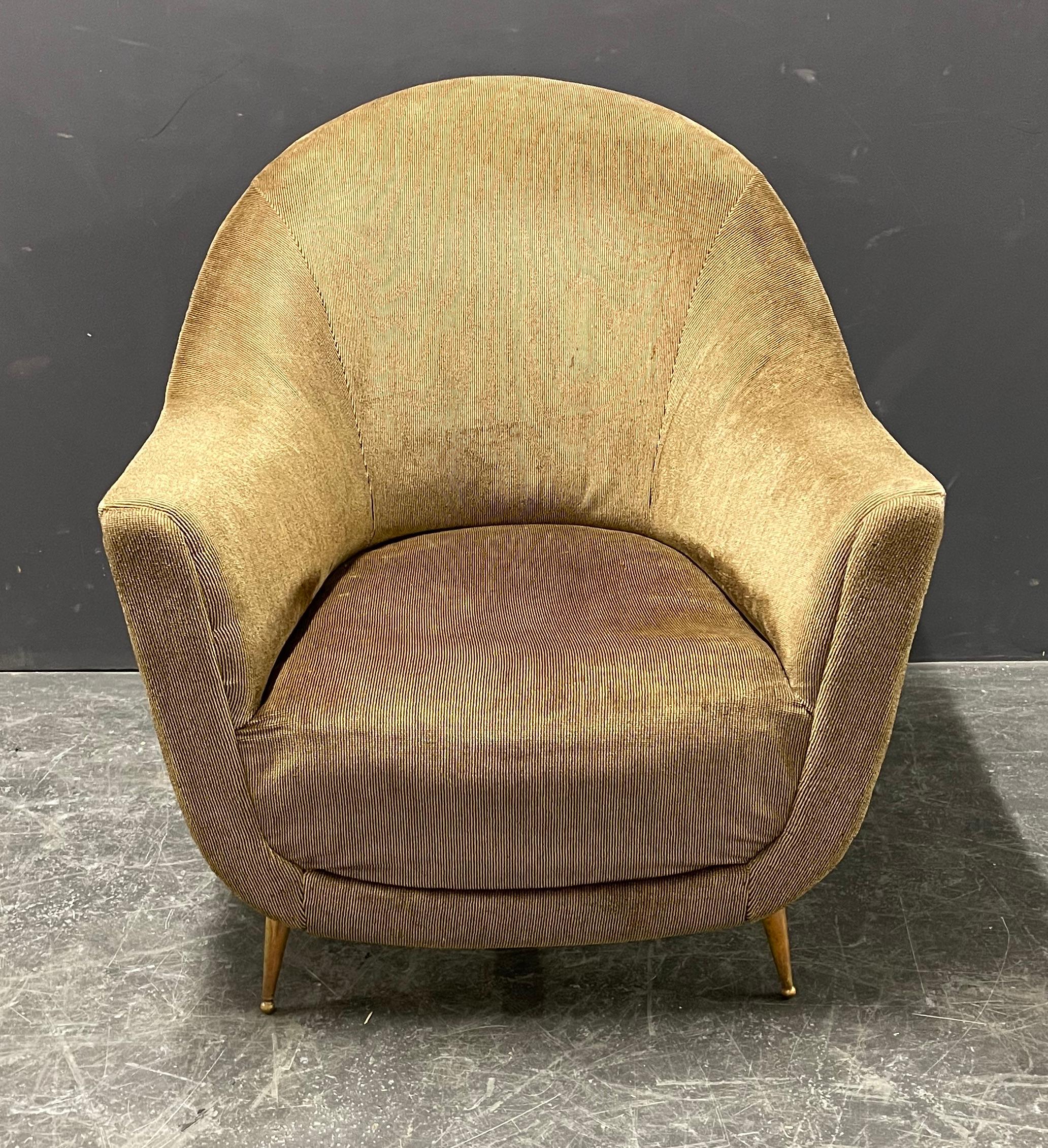 Italian Big Italien Lounge Chair Attributed to Ico Parisi