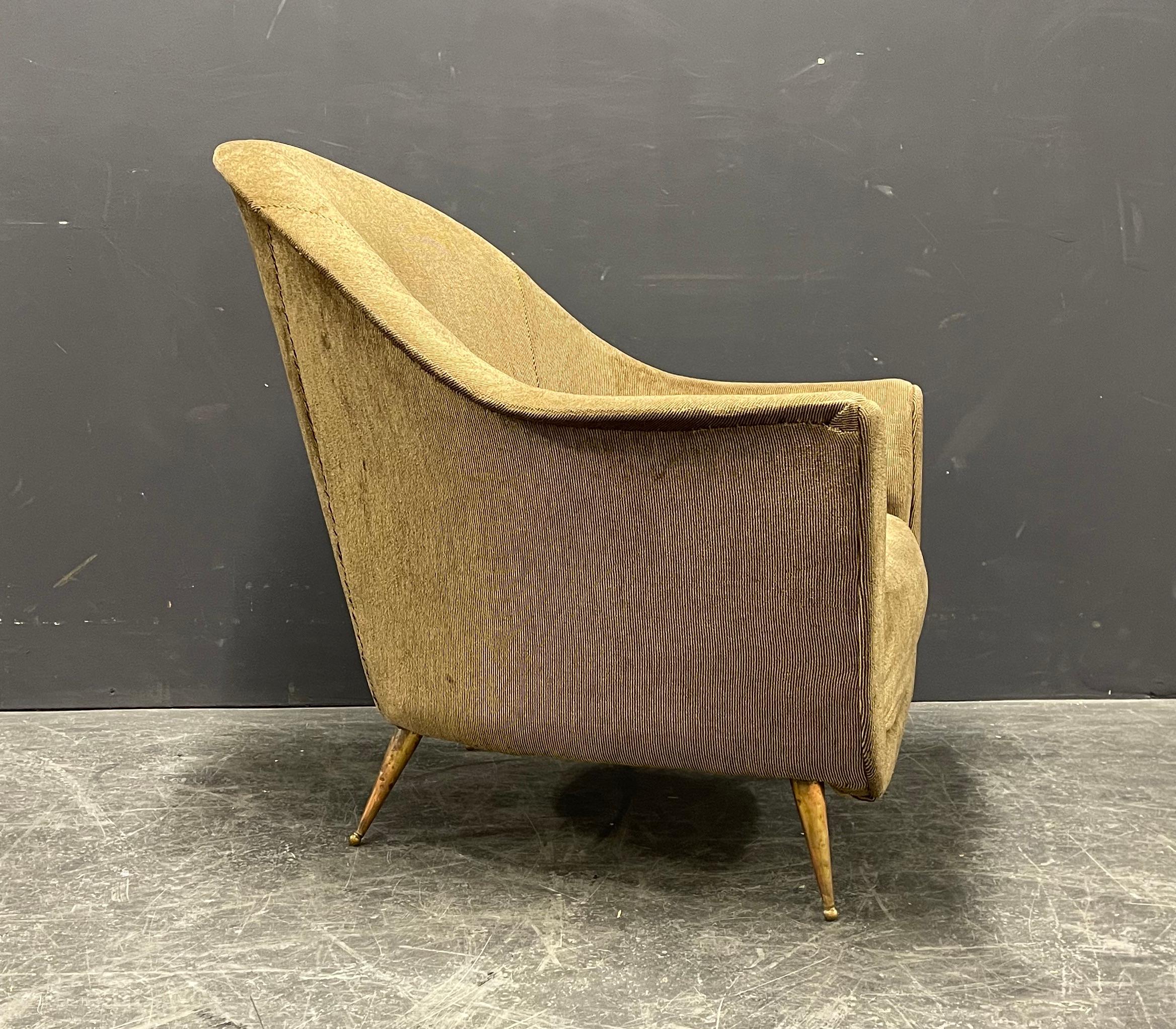 Big Italien Lounge Chair Attributed to Ico Parisi 2