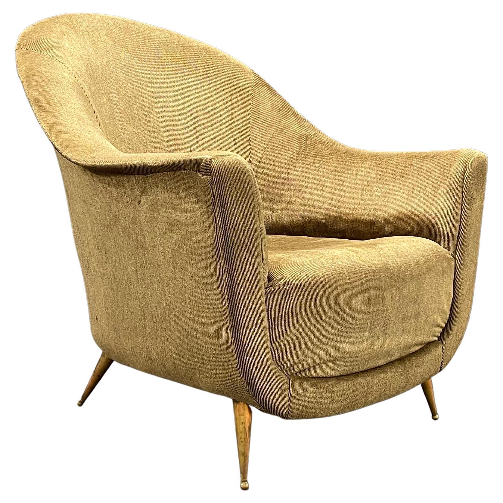 Big Italien Lounge Chair Attributed to Ico Parisi