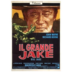 Big Jake 1971 Italian Due Fogli Film Poster