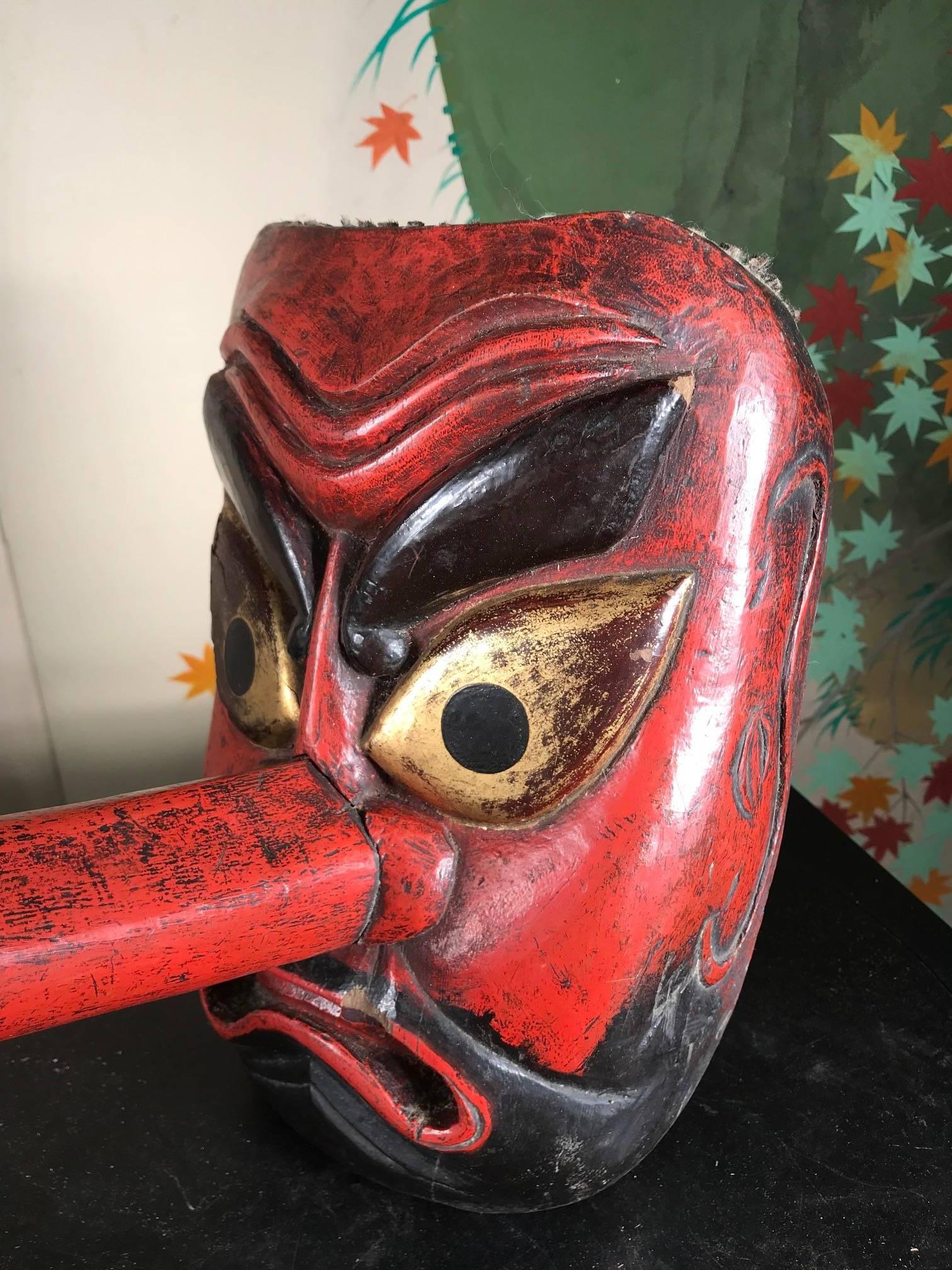 long nose japanese mask