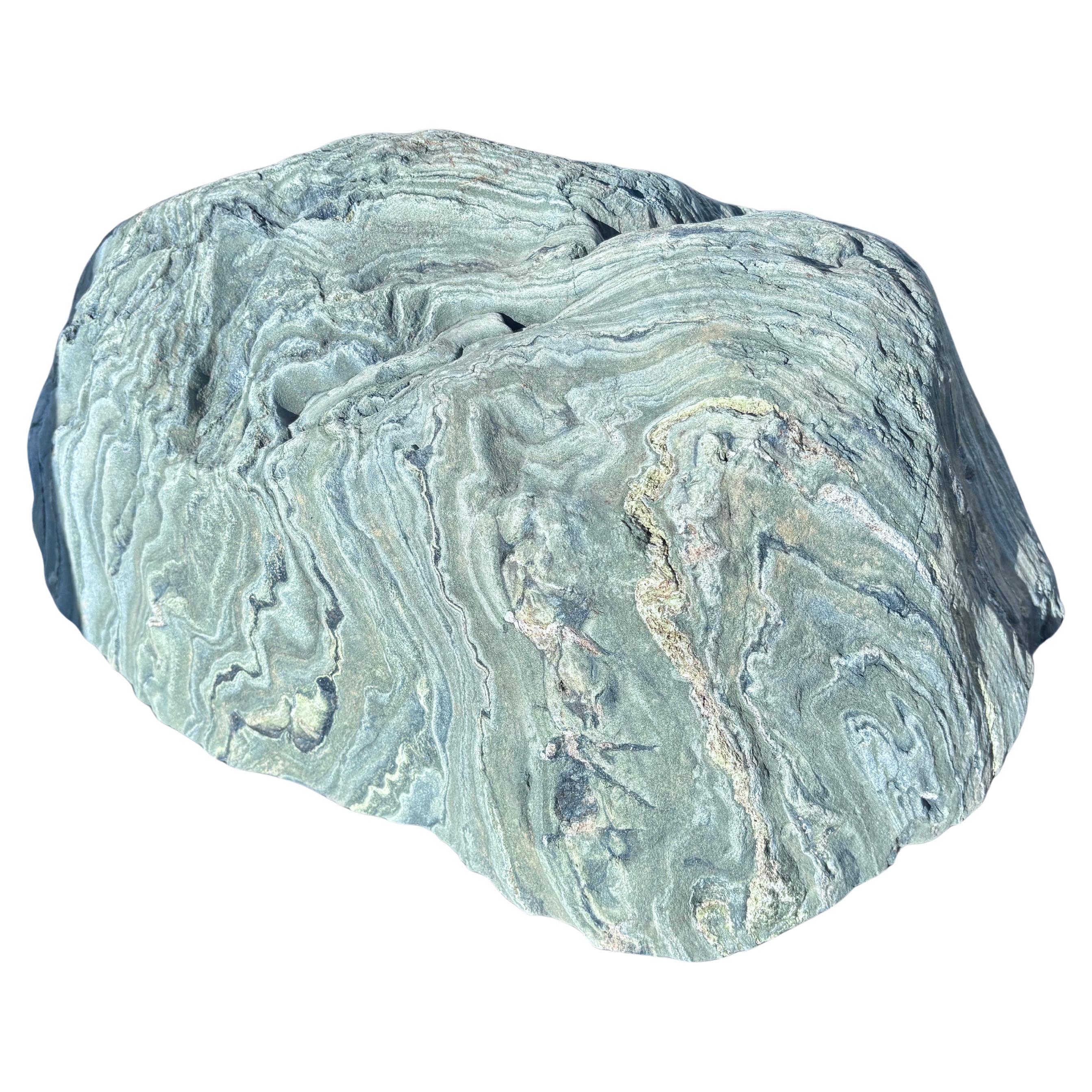 Big Japanese Precious Blue Natural Mountain Garden Stone
