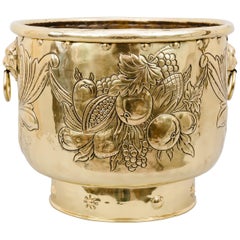 Big Jugendstil Flower Pot with Original Insert for Flowers, circa 1907