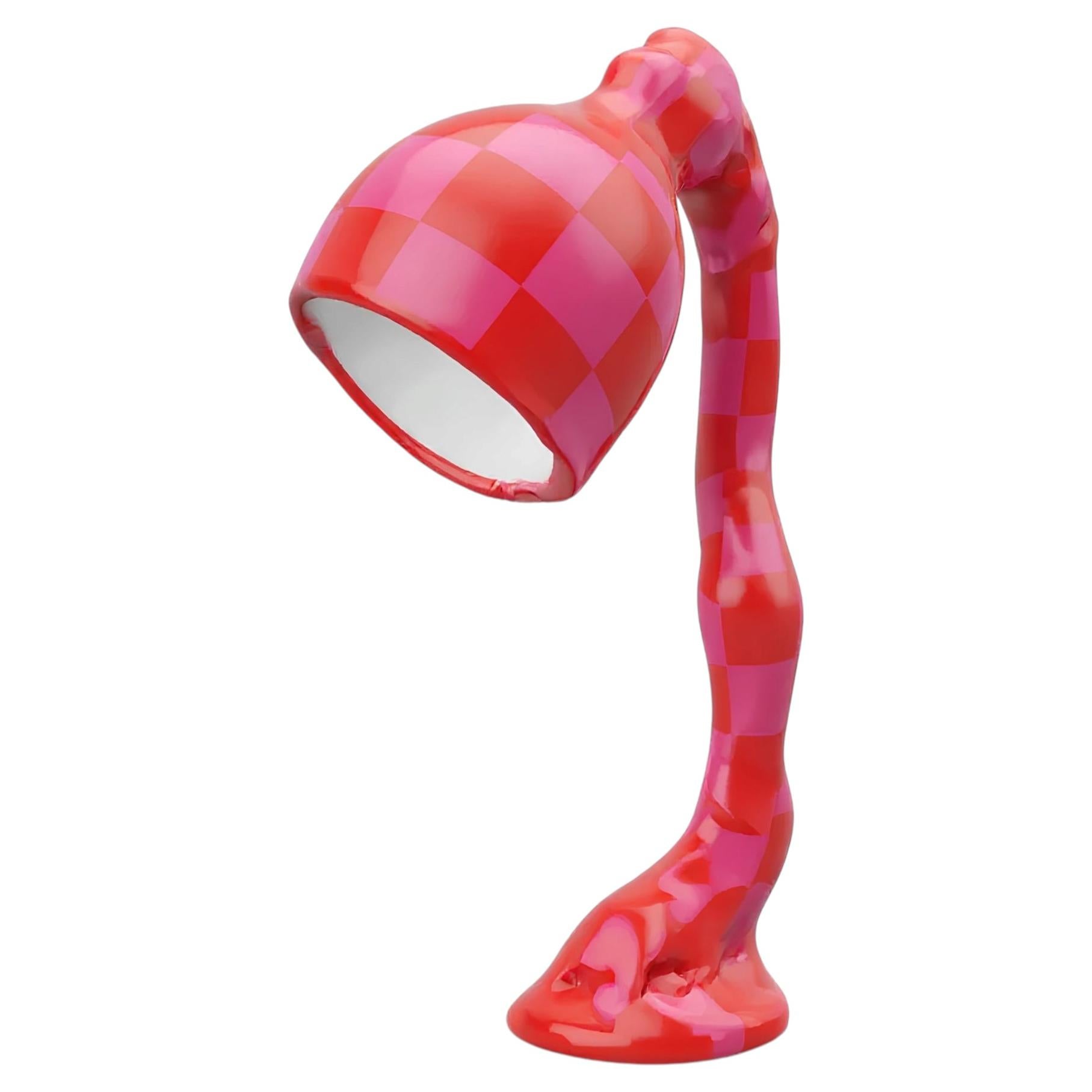 Big Lamp Pink & Red, Contemporary Designer Lighting, Made in Canada