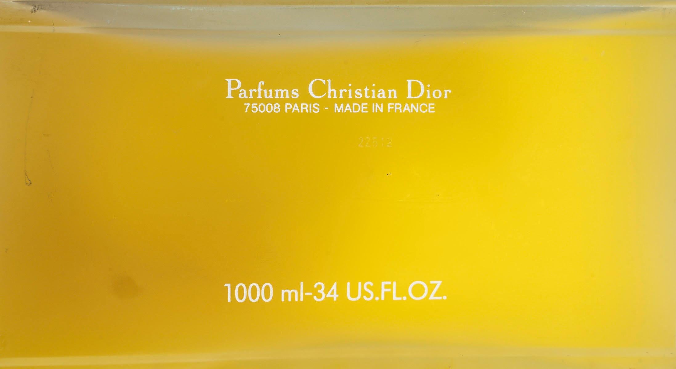 Vetro Grande bottiglia di profumo Miss Dior, XX secolo. in vendita