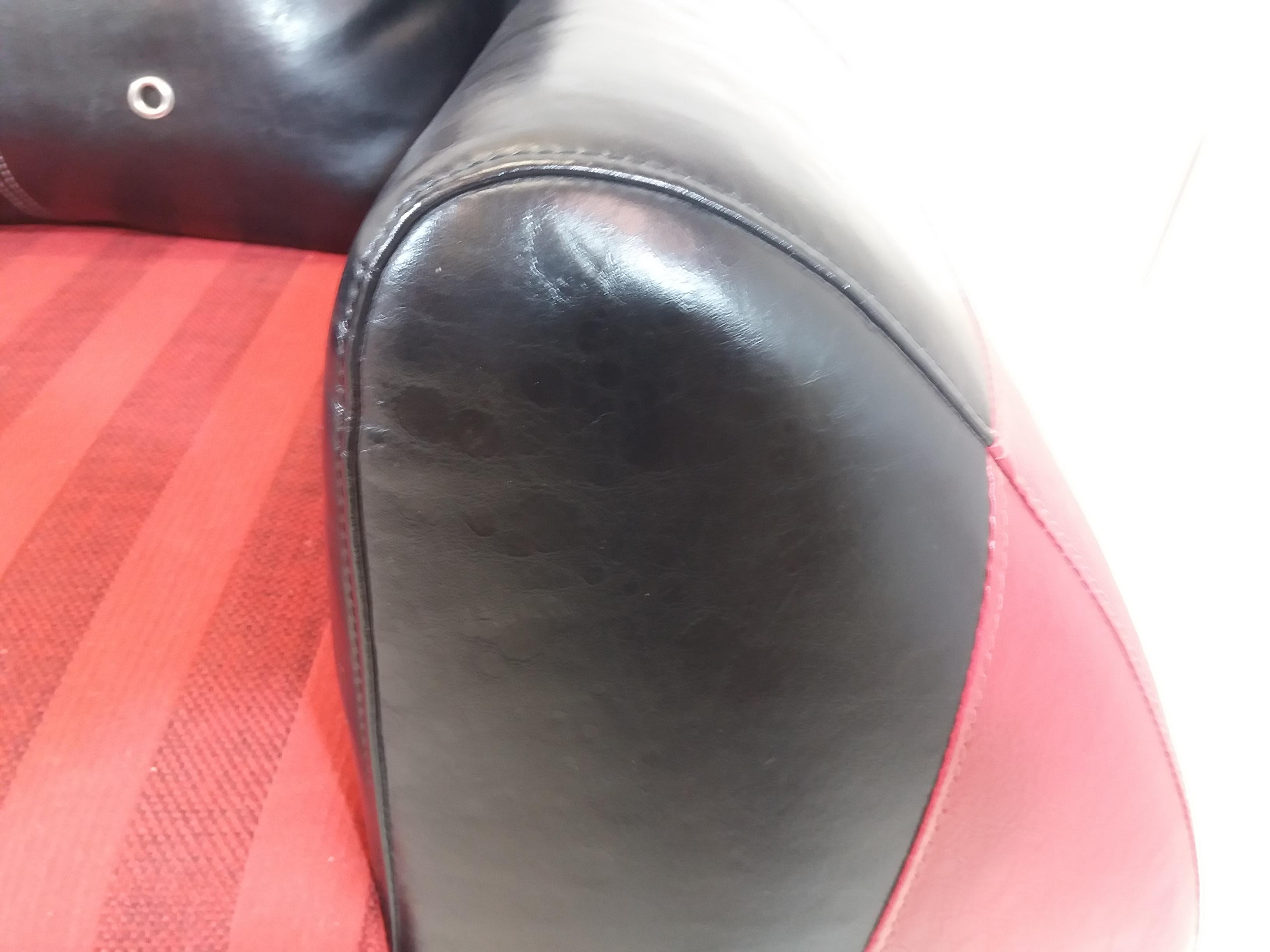 Big Leather Armchair, 1960s For Sale 7