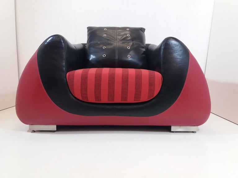 Big Leather Armchair, 1960s For Sale at 1stDibs