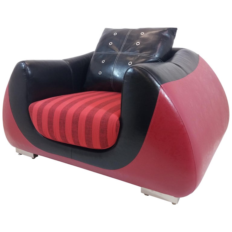 Big Leather Armchair, 1960s For Sale at 1stDibs