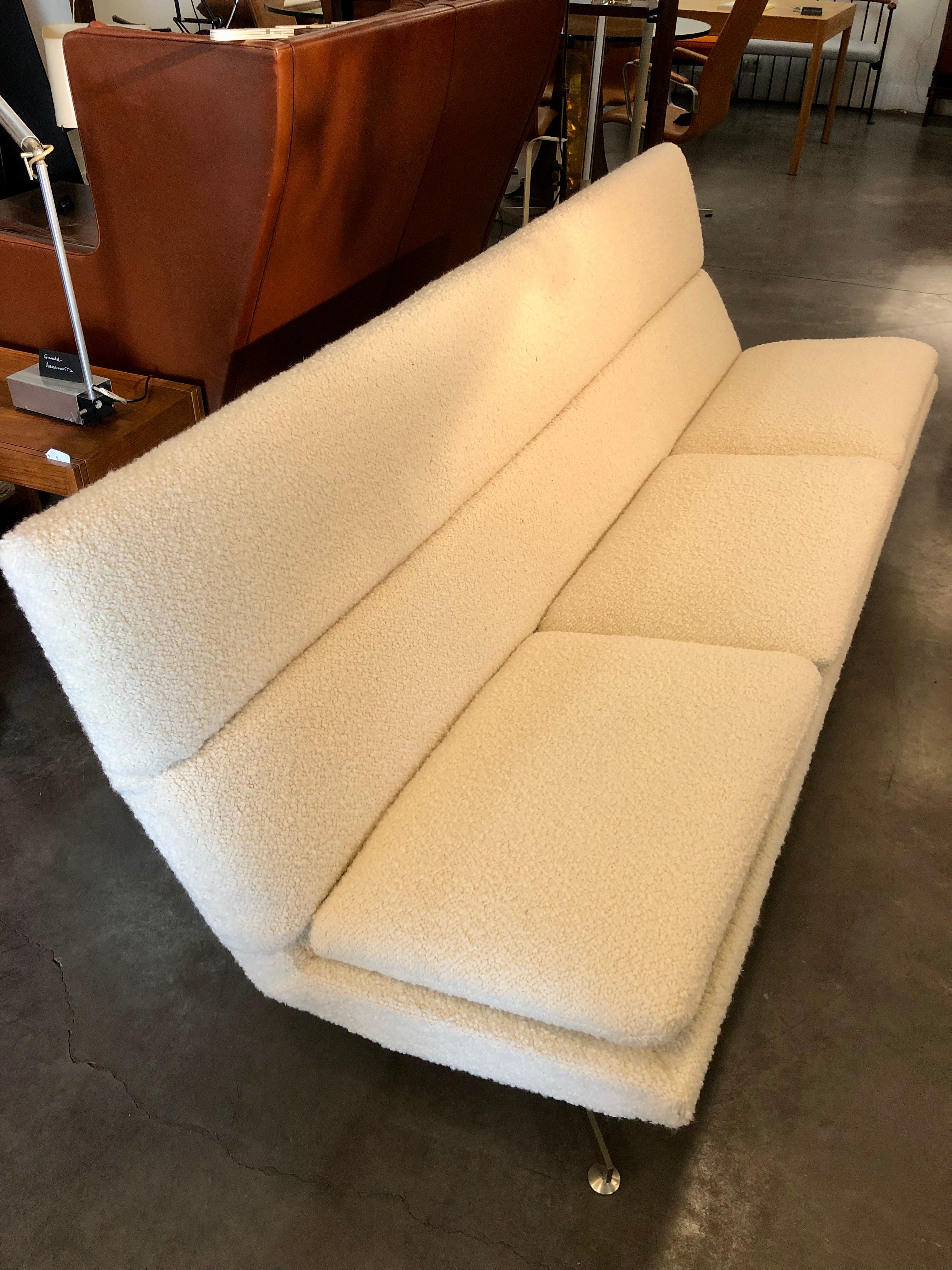 Big Linear Sofa from the Sixties by George van Rijck for Beaufort In Good Condition In Bruxelles, BE