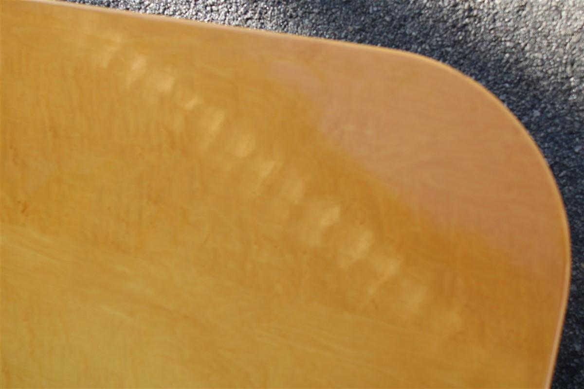 Big Low Coffee Table Cocktail in Elm wood Design Giovanni Offredi Saporiti .