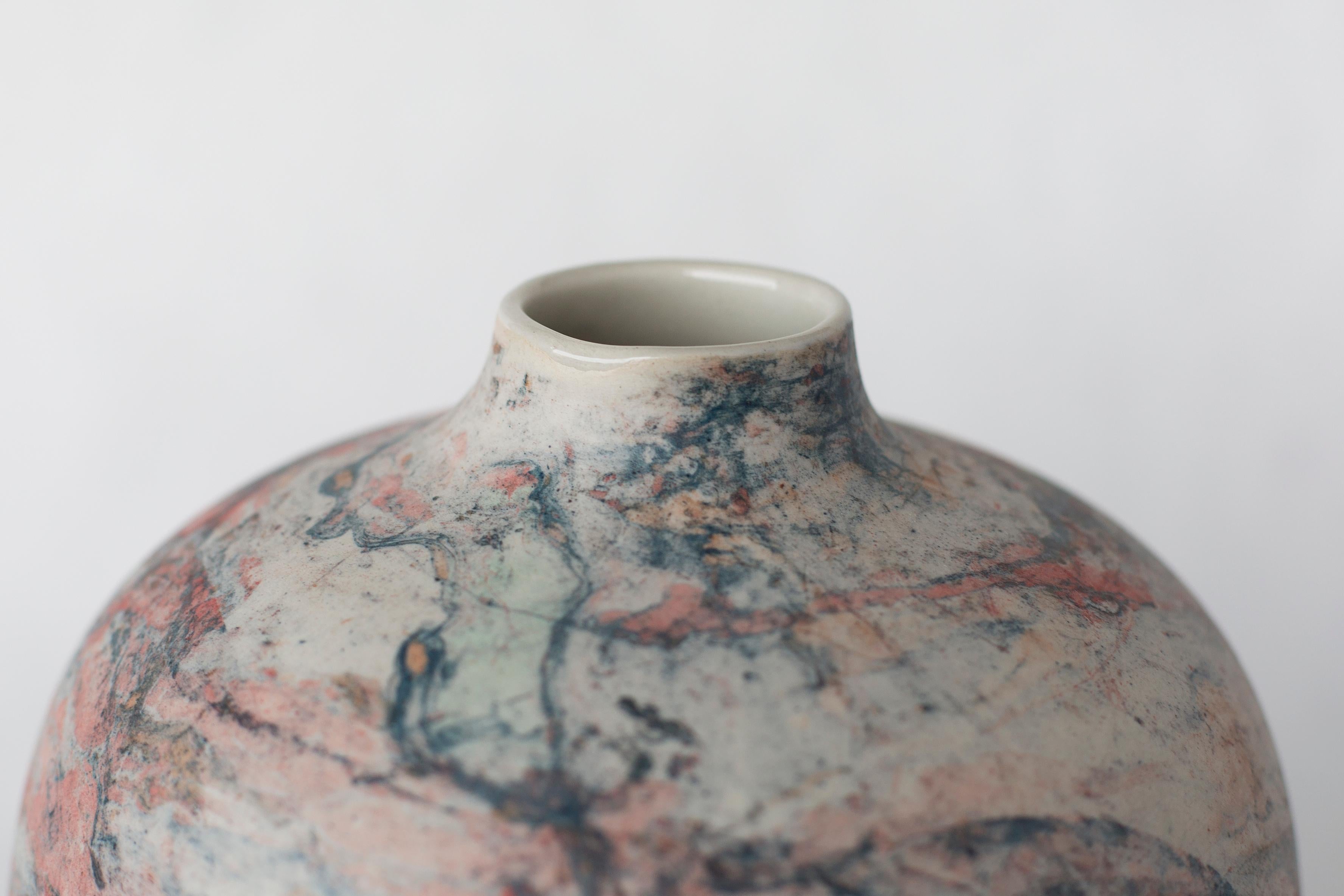 Contemporary Big Marble Vase by Veronika Švábeníková