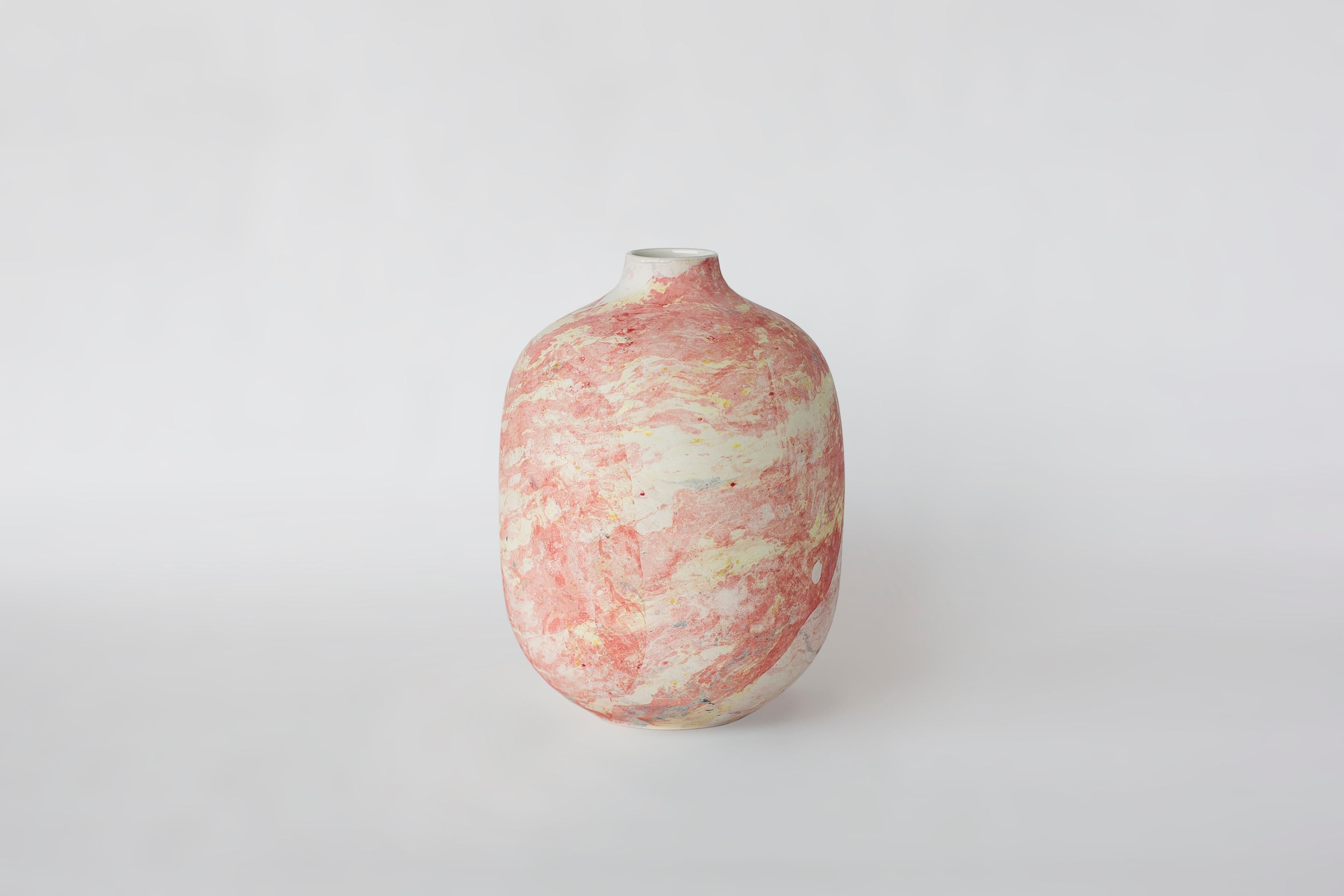 Contemporary Big Marble Vase by Veronika Švábeníková