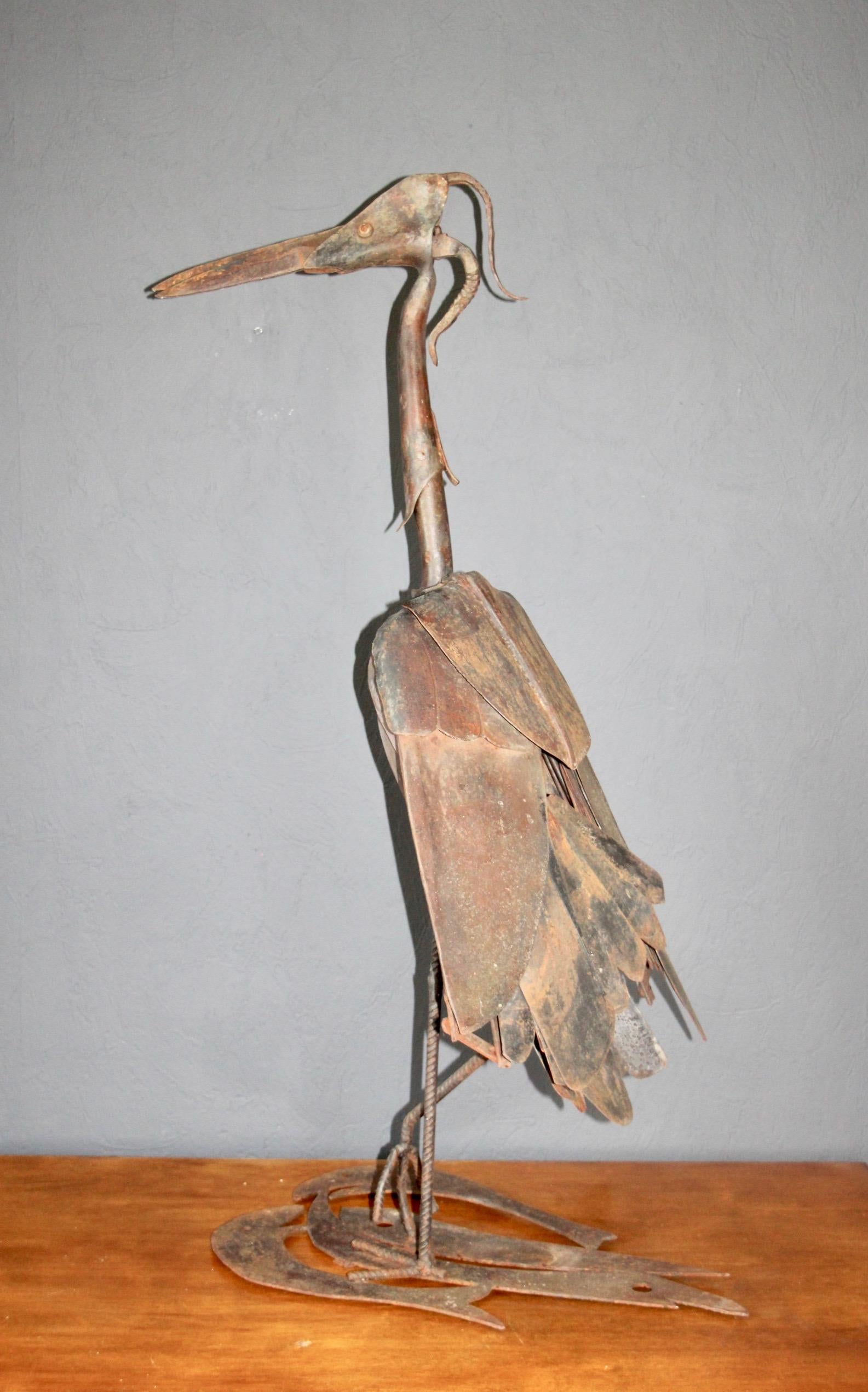 Big Metal Bird Sculpture In Good Condition In grand Lancy, CH
