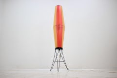 Big Midcentury Space Age Rocket Lamp, 1970s