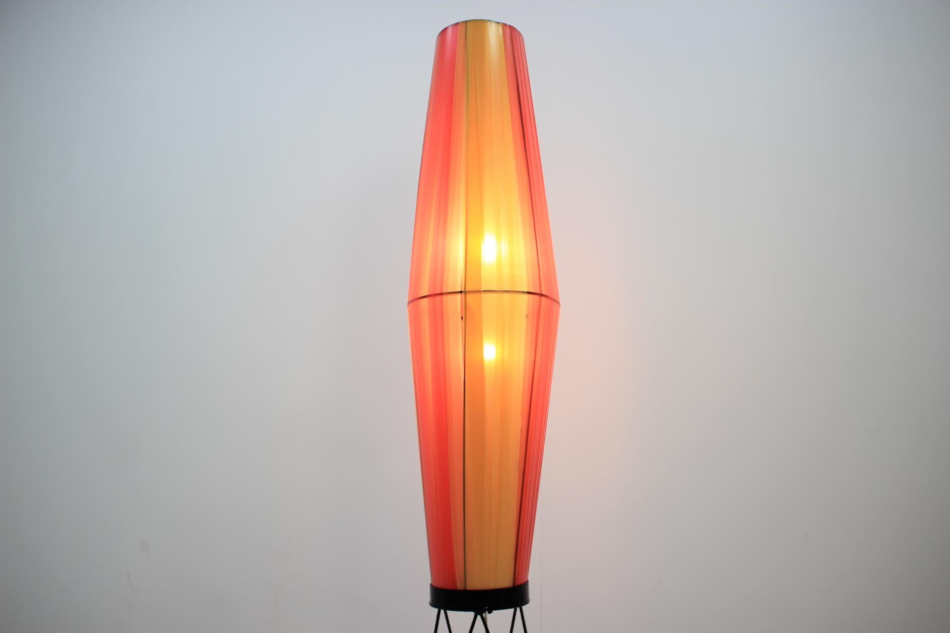 1970s rocket lamp