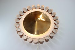 Lampada da parete decorativa di grande design del Medioevo, anni '60