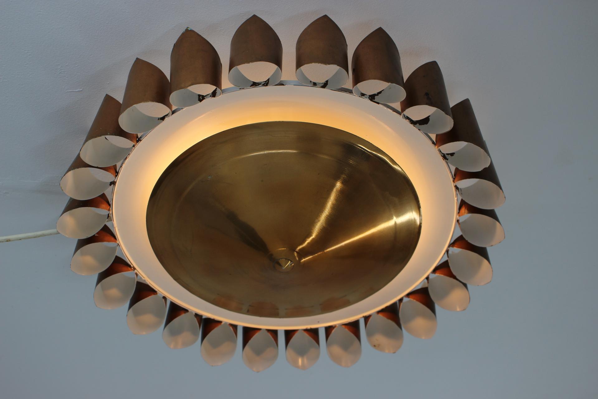 Mid-Century Modern Big Midcentury Design Decorative Wall Light / Lamp, 1960s For Sale