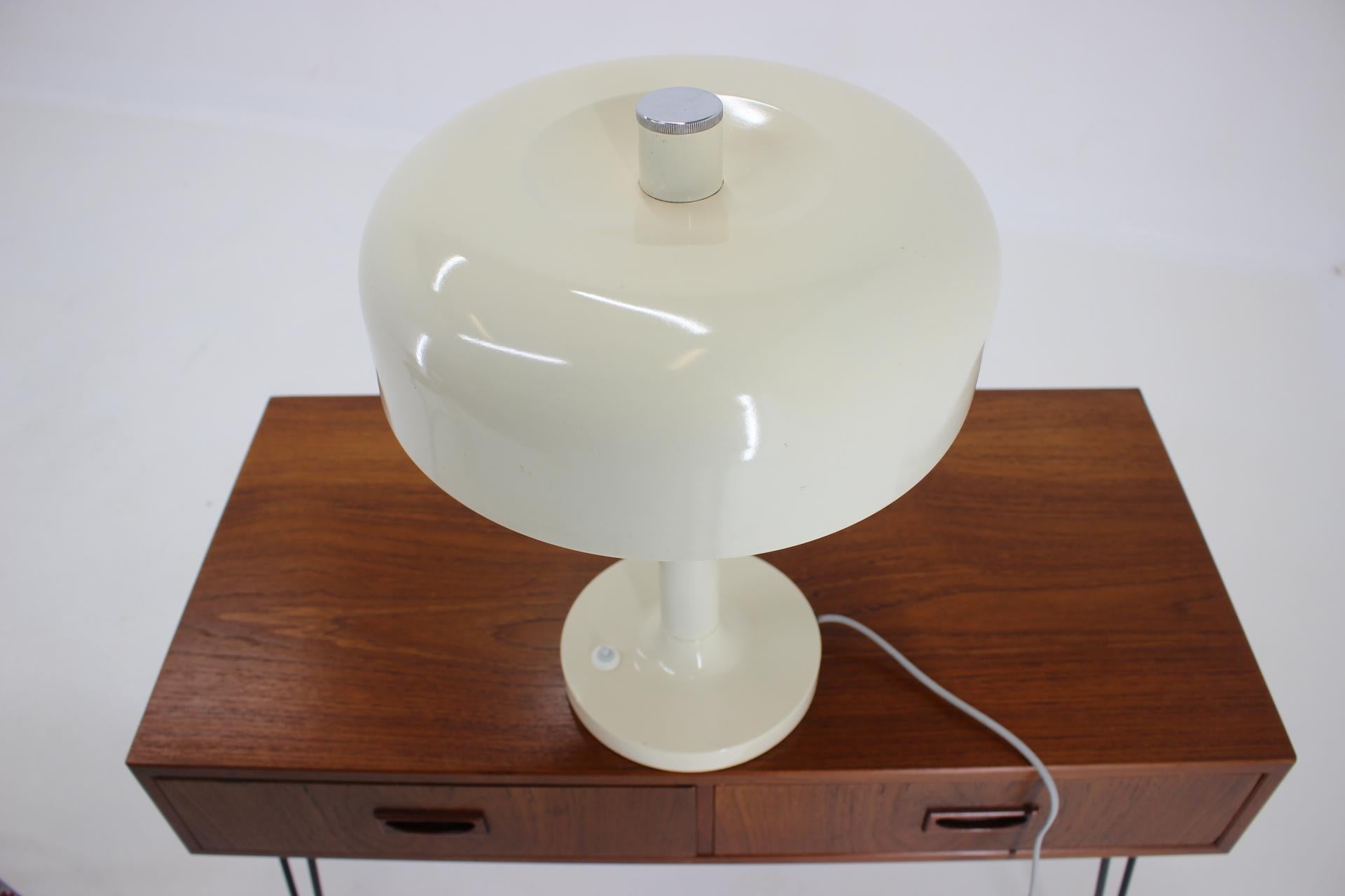Big Midcentury Design Table Lamp, 1970s In Good Condition In Praha, CZ