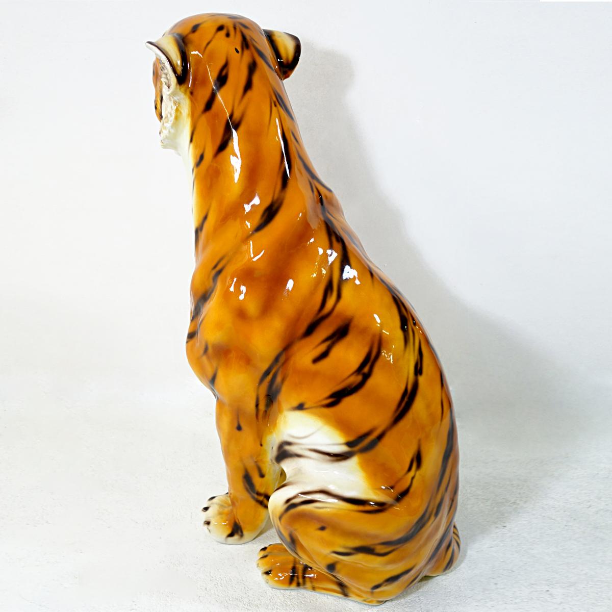 ceramic tiger figurine