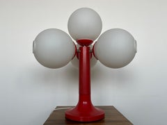 Big Midcentury Space Age Table Lamp, Sputnik or Atom, 1970s