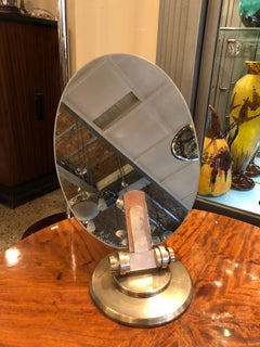 Big Mirror Art Deco, 1930, Italian, Materials: Bronze and Mirror