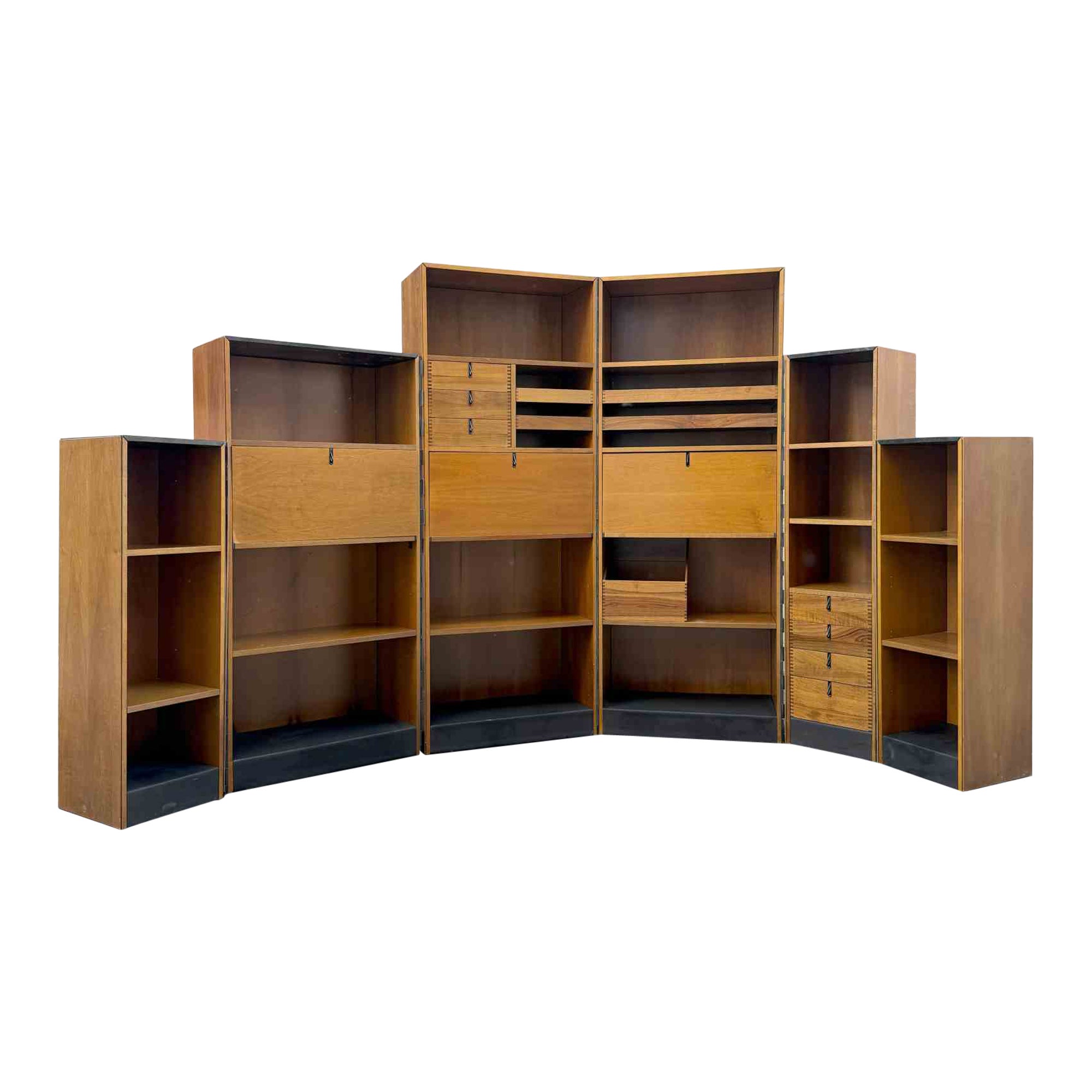 Big Modular Bookshelf for Cassina, 1971 For Sale