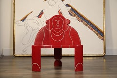 "Big Momma" Postmodern Lounge Chair by Alan Siegel, Signed and Dated 1983