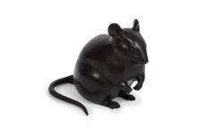 Big mouse standing bronze