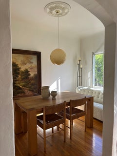 Ciondolo grande di Murano a forma di vortice giallo D. A. 40 cm