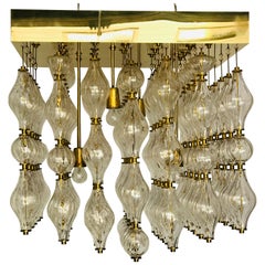 Big Murano Glass Chandelier "1950"