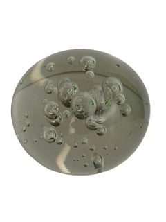 Big Murano Glas Briefbeschwerer Bubbles innen Mid-Century Modern, Italien 1980er