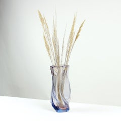 Gran jarrón de cristal de Murano de Hospodka, Checoslovaquia Años 60