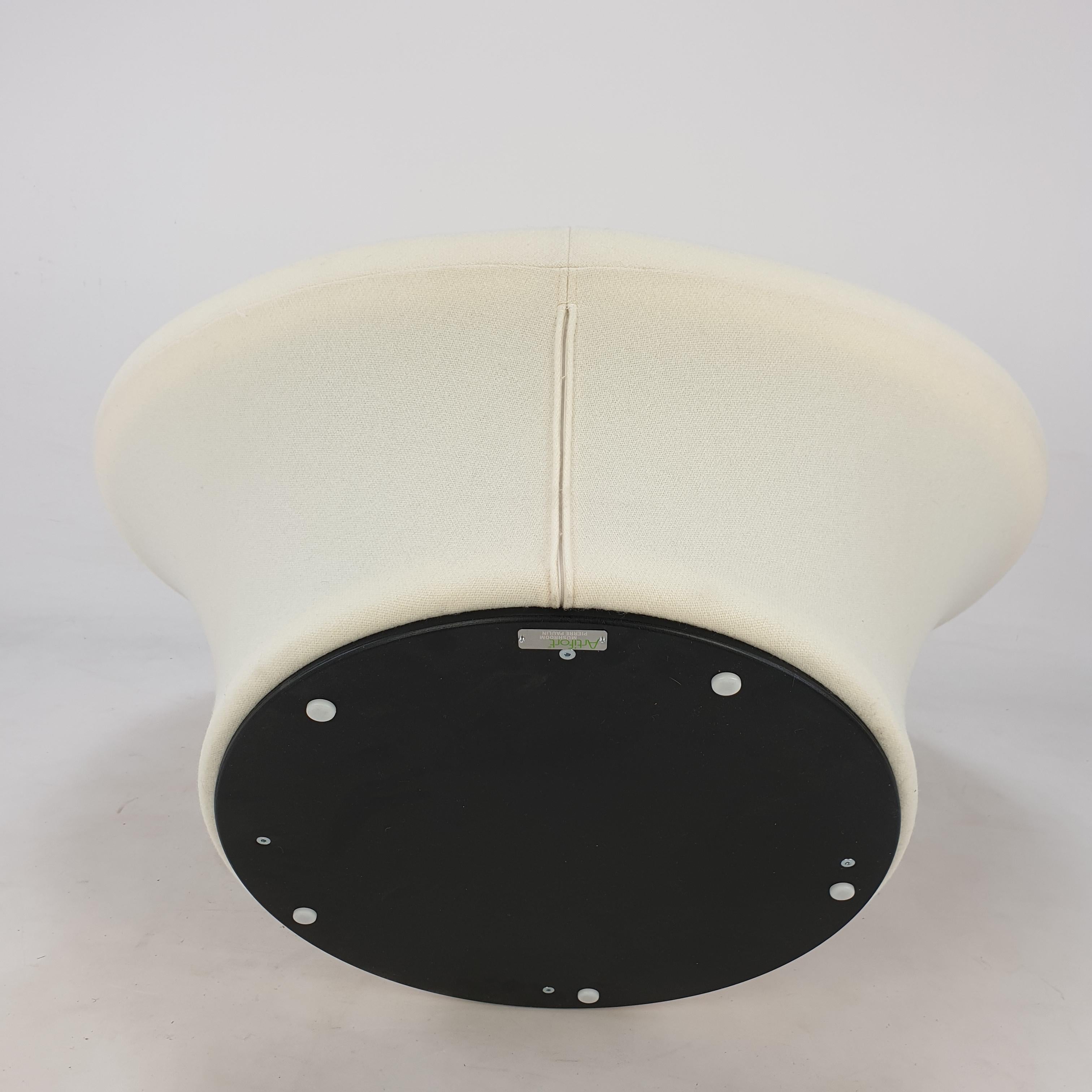 Woven Big Mushroom Armchair by Pierre Paulin for Artifort For Sale