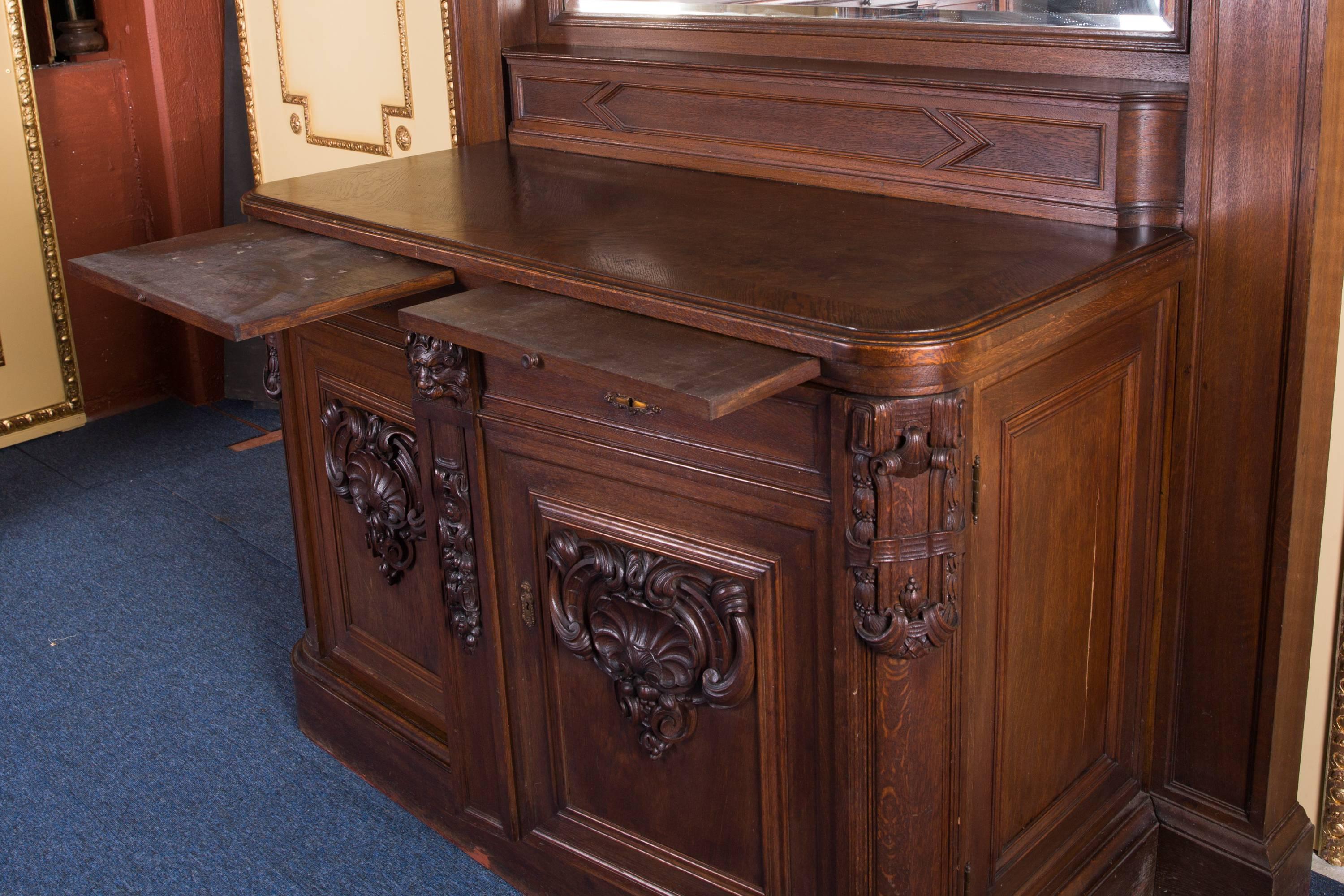 Big Neo Renaissance Mirror Buffet, Late 19th Century 1