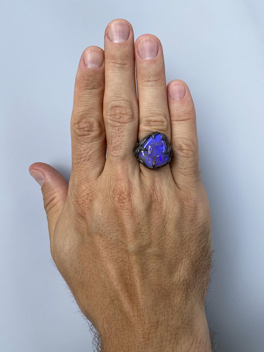 purple fire opal