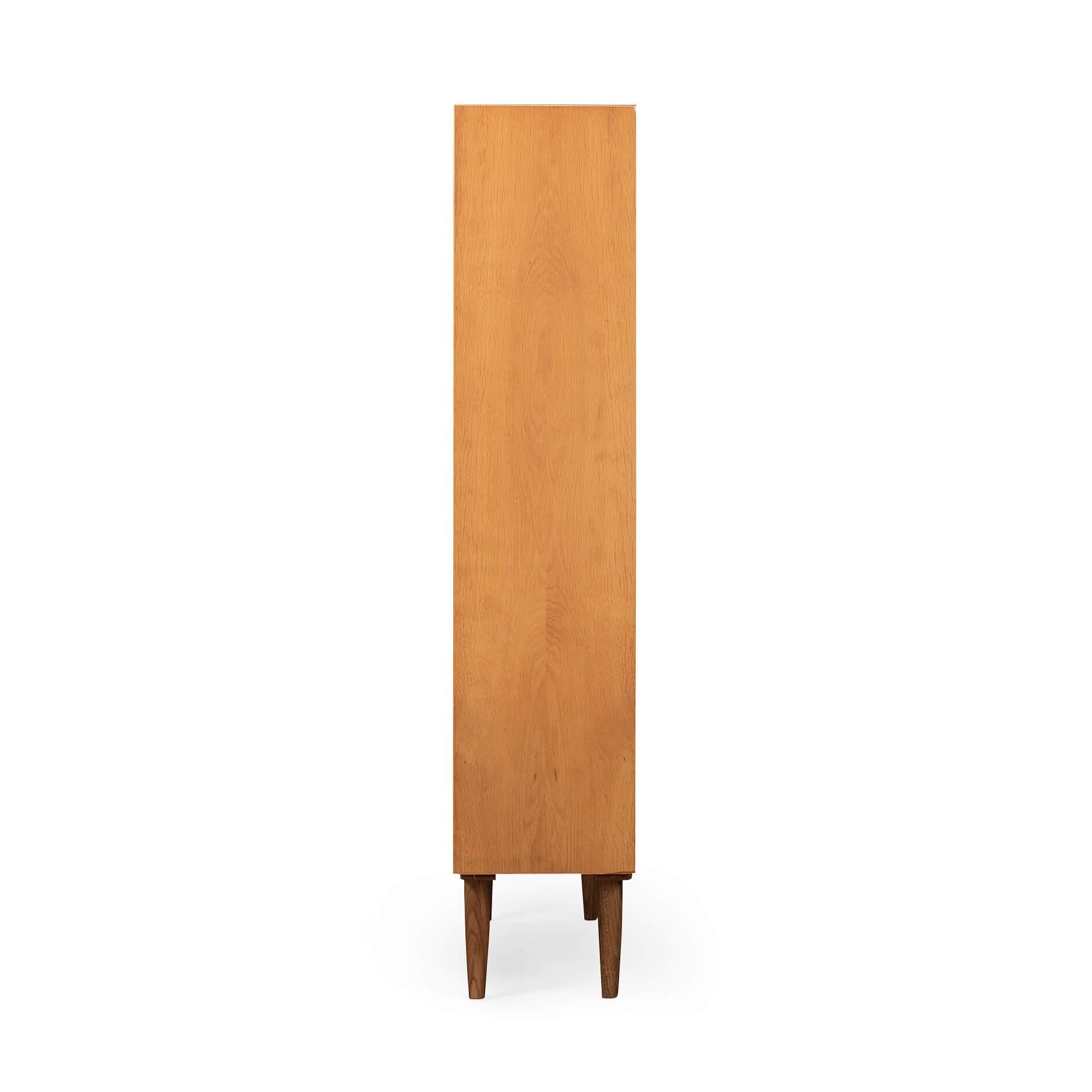 Mid-Century Modern Big Oak Bookcase by Carlo Jensen for Hundevad & Co, 1960s