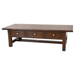 Used Big Oak Coffee Table from the Late 20th Century