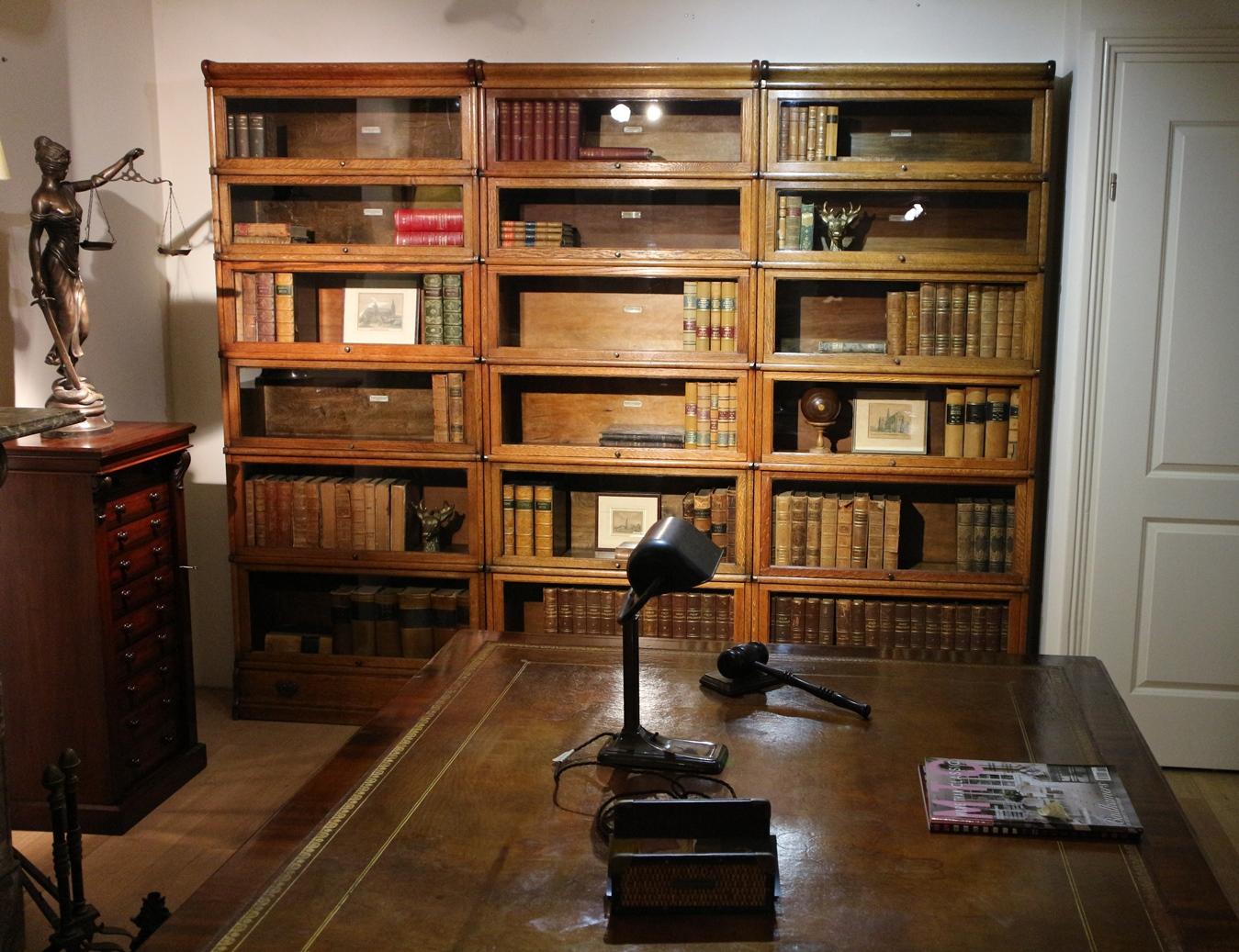 English Big Oak Globe Wernicke Bookcase