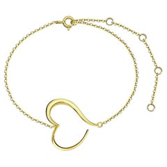 Big Open Heart Chain Anklet