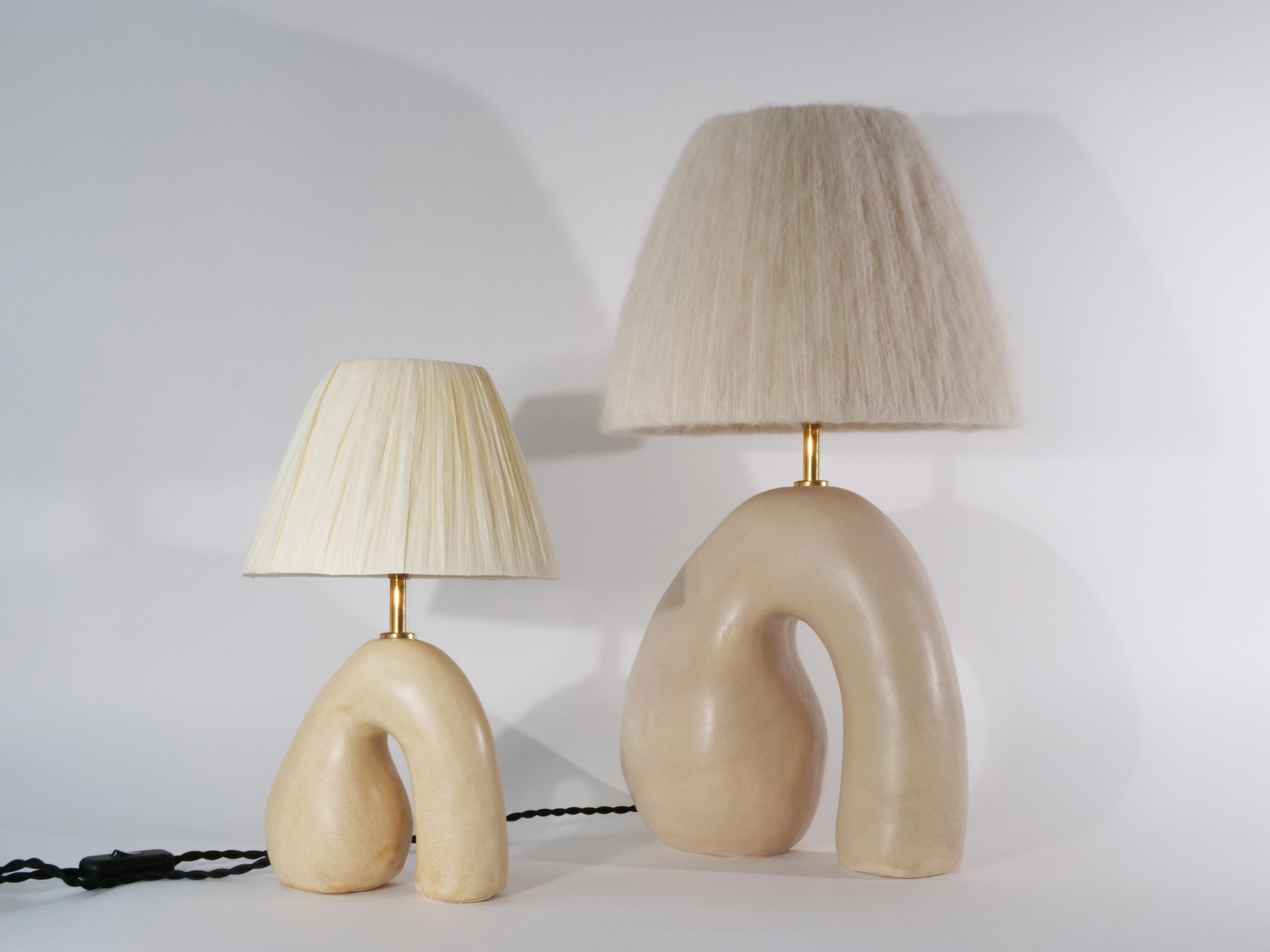 British Big Opposée, Handmade Ceramic Lamp For Sale