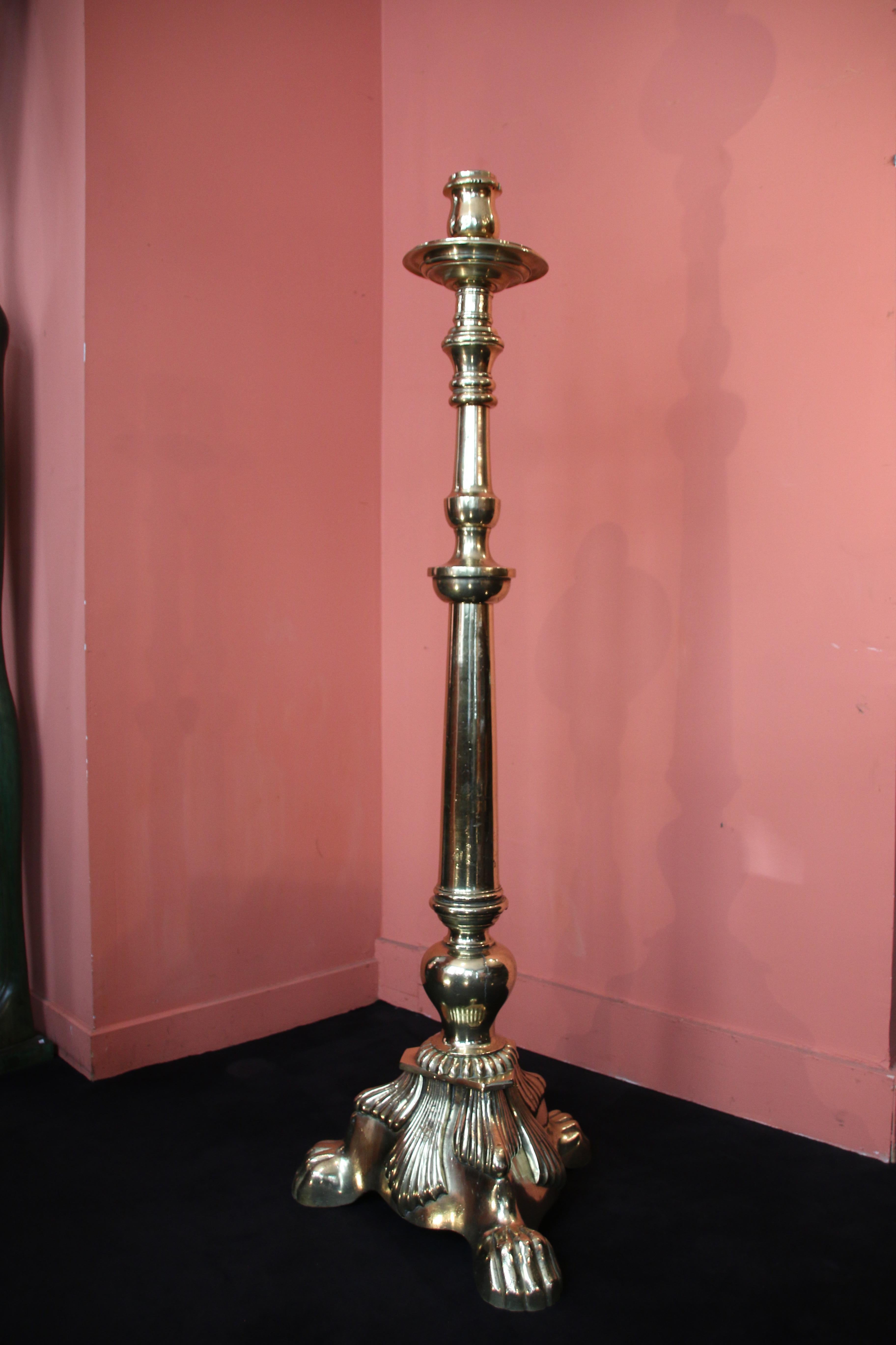 Period late 18th century
Origin France.

Measures: Height 145 cm
Base 45 cm.
 
Cast and chiseled gilt brass.


 