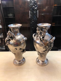Big pair of Vases, German, 1906, Art Nouveau