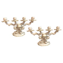 Retro Big Pair of Candelabras, 1955, Germany