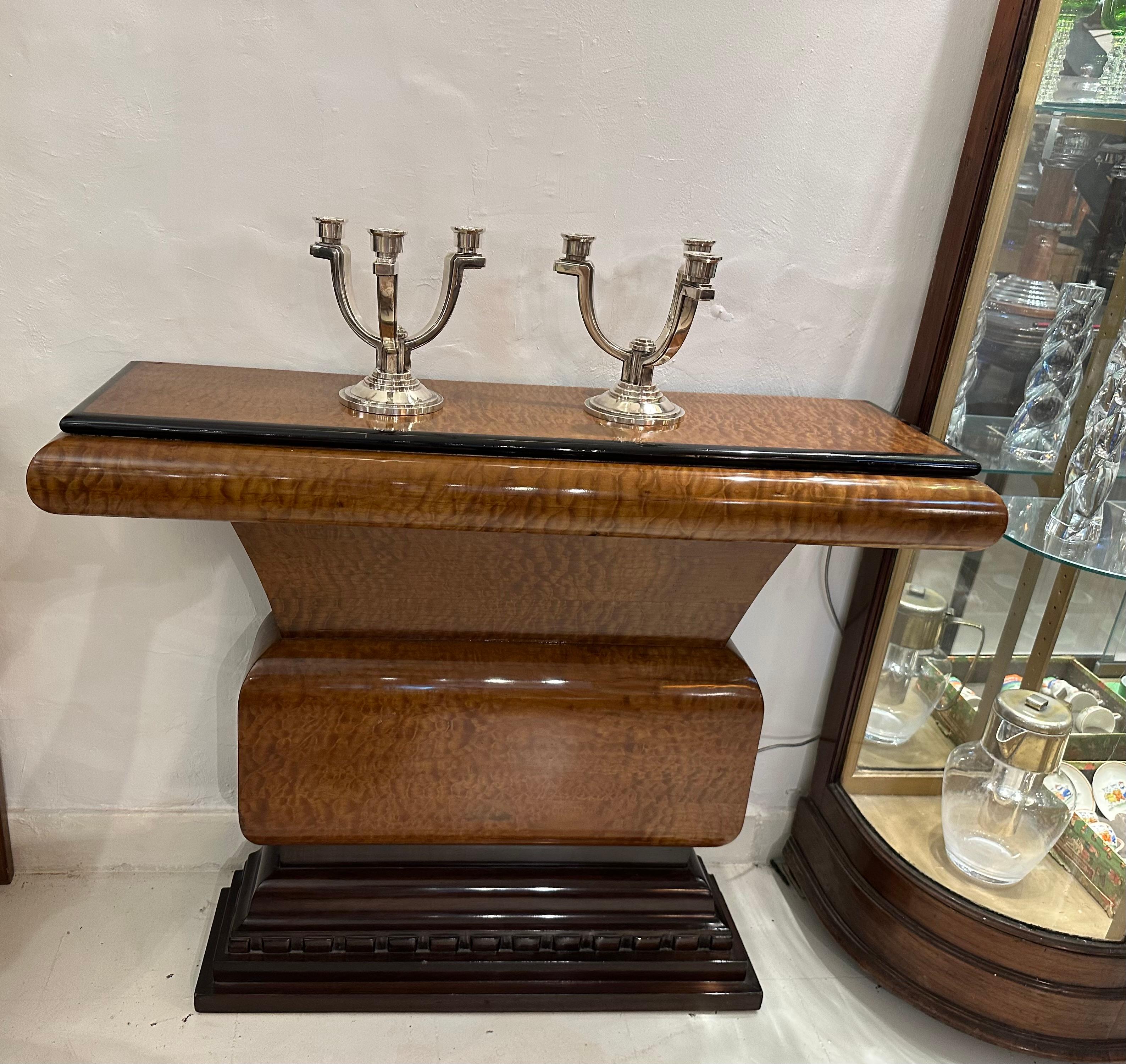 Coppia di candelabri, Art Deco, Segno: Francia in vendita 4