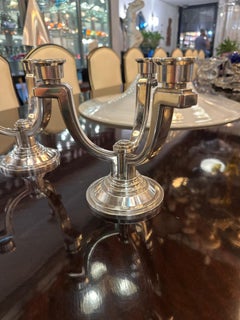 Big Pair of Candelabras, Art Deco, Sign: France