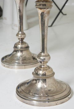 Big Pair of Candelabras, Jugendstil, Art Nouveau, France, 1900, Sign, Christofle